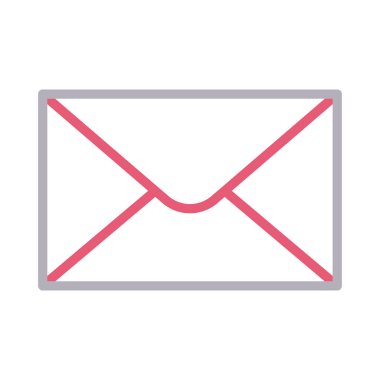 ileti renk çizgisi vektör simgesi