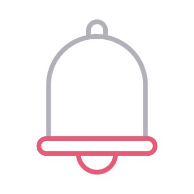 Alarm renk çizgi vektör simgesi