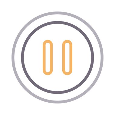 oyuncu renk çizgisi vektör simgesi