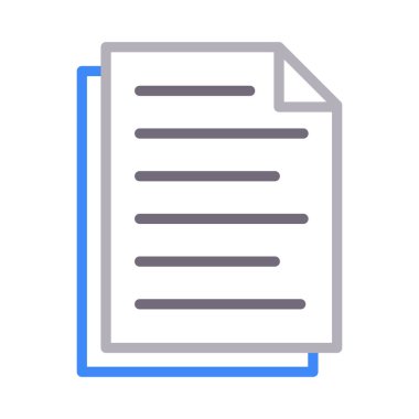 belge renk çizgisi vektör simgesi