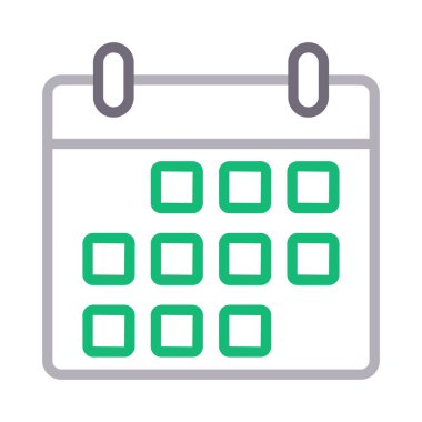 tarih renk çizgisi vektör simgesi