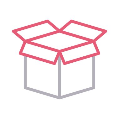 karton renkli çizgi vektör simgesi