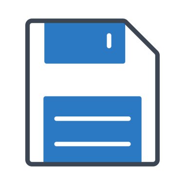 Kabartma renk vektör simgesini kaydet