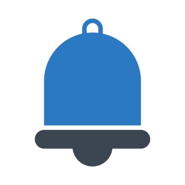 Alarm glif simge renk vektör