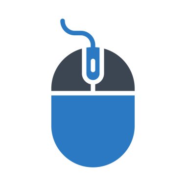 glyph renkli vektör simgesine tıklayın