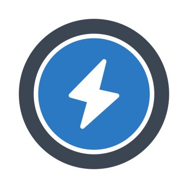 flaş kabartma renk vektörü simgesi