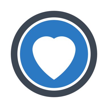 glyph renk vektör simgesi gibi