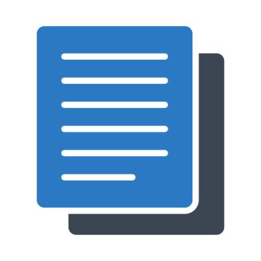 dosya glif renk vektör simgesi