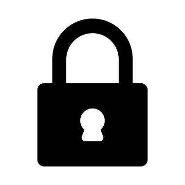 Özel glif düz vektör simgesi