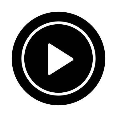 oyun glif düz vektör simgesi