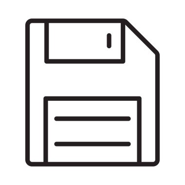 ince çizgi vektör simgesini Kaydet