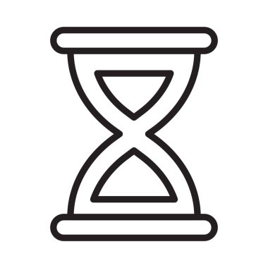 Kronometre ince çizgi vektör simgesi