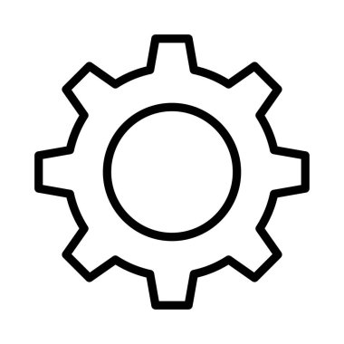 ince çizgi vektör simgesi yapılandırma