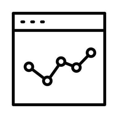 grafik ince çizgi vektör simgesi