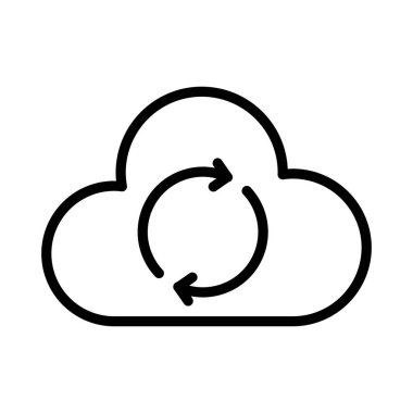 İnce çizgi vektör simge yeniden