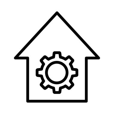 İnce Çizgi Vektör Simgesi