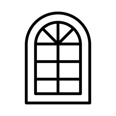 ev ince çizgi vektör simgesi