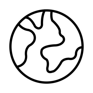 İnce çizgi vektör simge göster