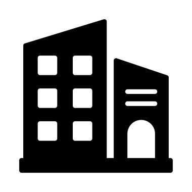 daire glyph düz vektör simgesi