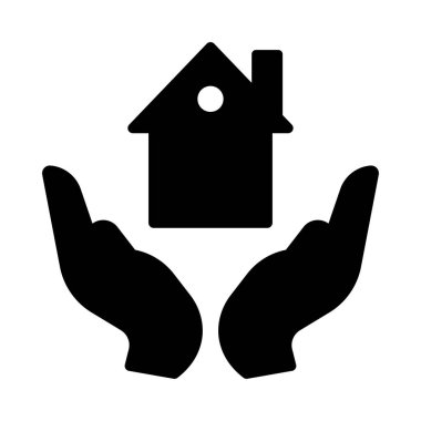 Daire glif simge vektör