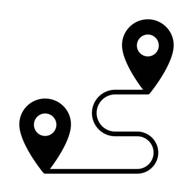 parça glyph düz vektör simgesi