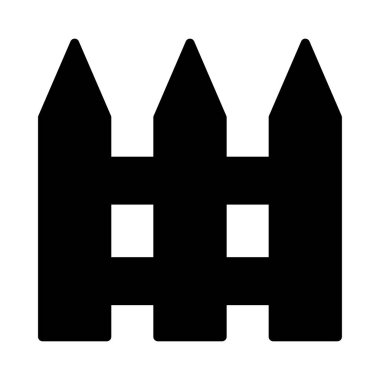 sınır kabartma düz vektör simgesi