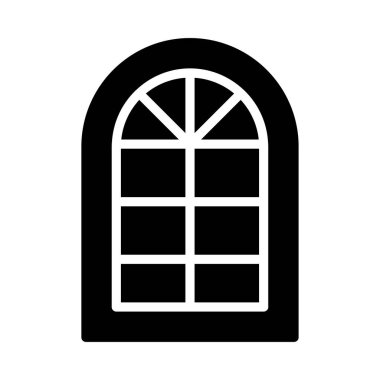 Daire glif simge vektör