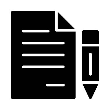 gph düz vektör simgesi yazmak