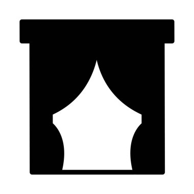 Daire glif simge vektör