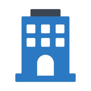 gayrimenkul glyph renk vektör simgesi