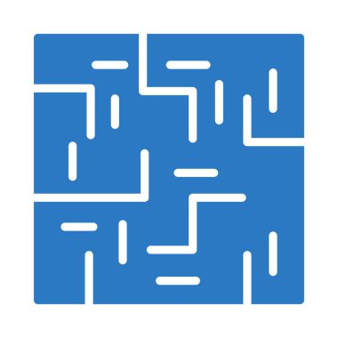 Yapı glif renk vektör simge