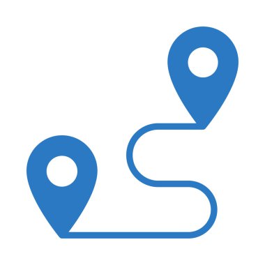 glyph renk vektör simgesini takip edin