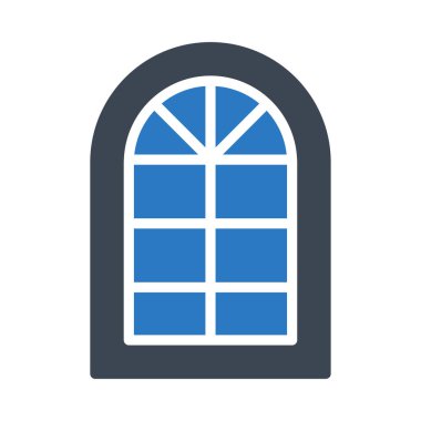 ev glyph renk vektör simgesi