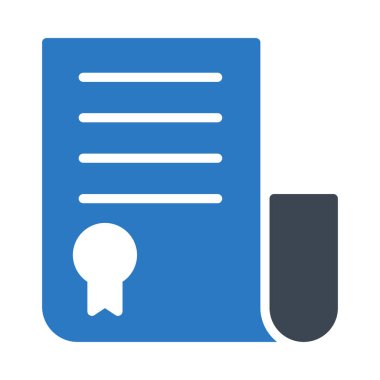 belge glyph renk vektör simgesi