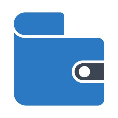 çanta glif simge renk vektör