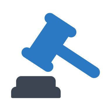 çekiç glyph renk vektör simgesi