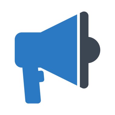 hoparlör glif simge renk vektör