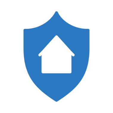 koruma glif simge renk vektör