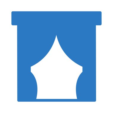 ev glyph renk vektör simgesi