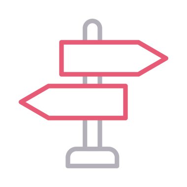 karton renk çizgisi vektör simgesi