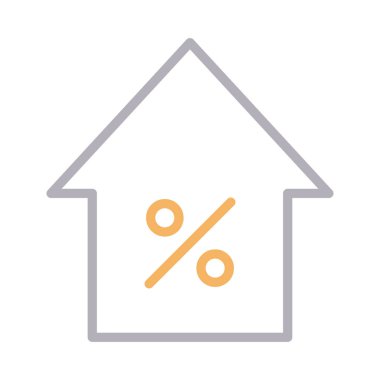 indirimli renk çizgisi vektör simgesi