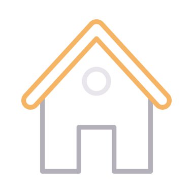 ev renk çizgisi vektör simgesi