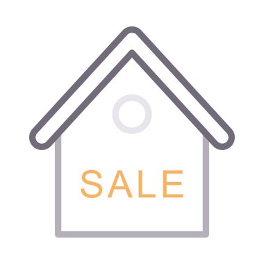 ev renk çizgisi vektör simgesi