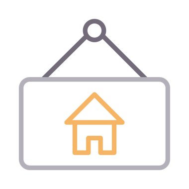 karton renk çizgisi vektör simgesi