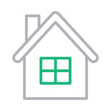 ev renk çizgisi vektör simgesi