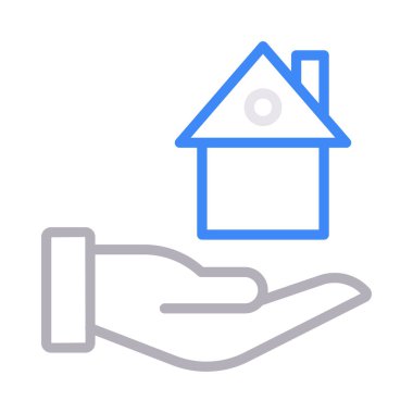 güvenli renk çizgisi vektör simgesi