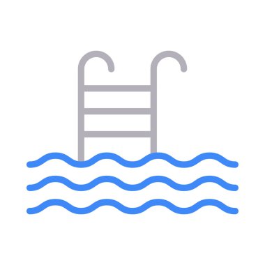 merdiven renk çizgisi vektör simgesi