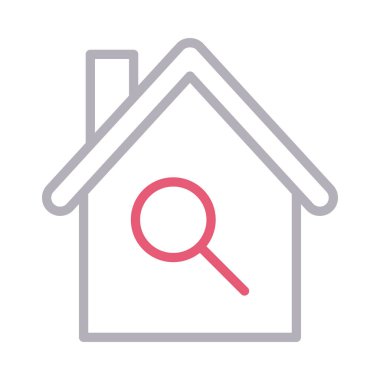 ev renk çizgisi vektör simgesi