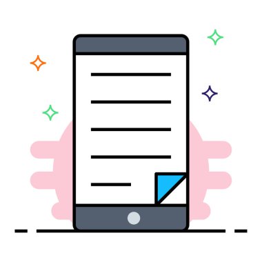 dosya glyph düz vektör simgesi