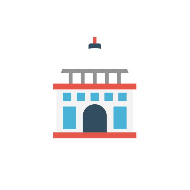 Müslümanlar düz vektör simgesi